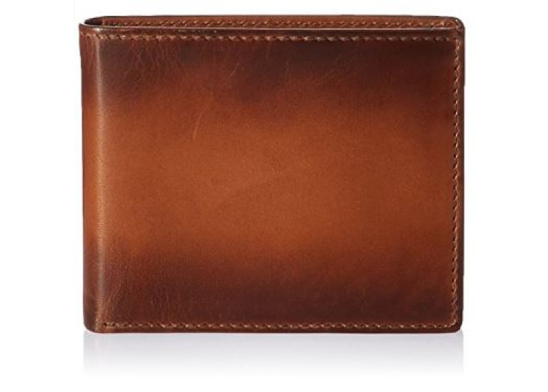Fossil Men's Paul Leather Rfid Blocking Bifold With Flip Id Wallet - Cognac